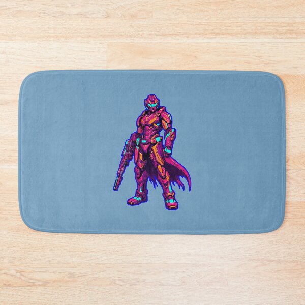 Item preview, Neon Synthwave Cyberpunk Sci-Fi Soldier designed and sold by KungPowUnicorn.