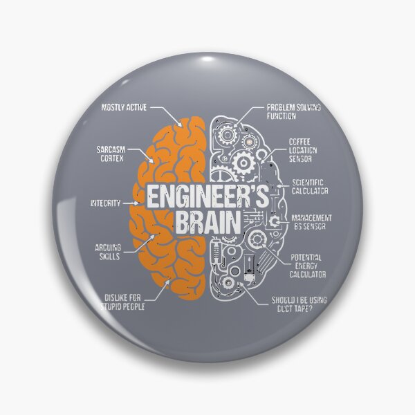 Item preview, Engineer's Brain Problem Solving Engineering Professional Sarcasm designed and sold by SofiBlair.