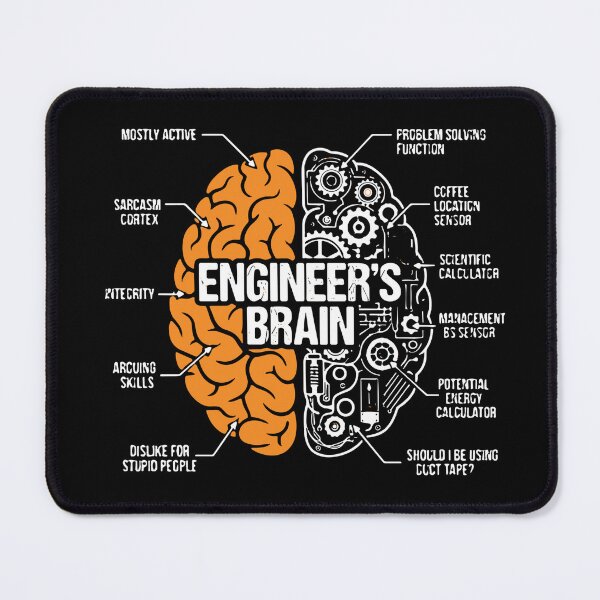 Item preview, Engineer's Brain Problem Solving Engineering Professional Sarcasm designed and sold by SofiBlair.