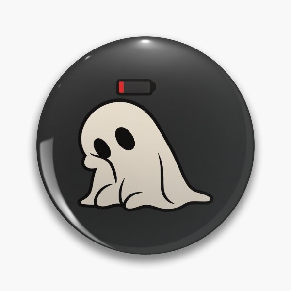Item preview, Overwhelmed Ghost Low Social Battery Halloween designed and sold by MavtM.