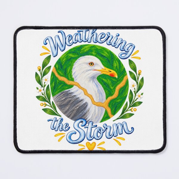Item preview, Seagull Weathering the Storm – Feather and Flight Series designed and sold by newsuept25.art.