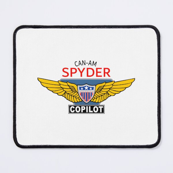 Item preview, CanAm Spyder Copilot Wings Motorcycle Riding Design for Bikers and Enthusiasts designed and sold by Nix-Axter.