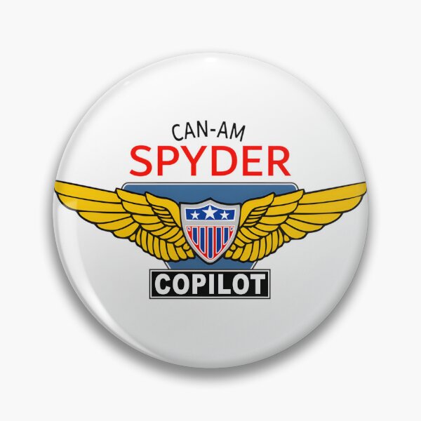 Item preview, CanAm Spyder Copilot Wings Motorcycle Riding Design for Bikers and Enthusiasts designed and sold by Nix-Axter.
