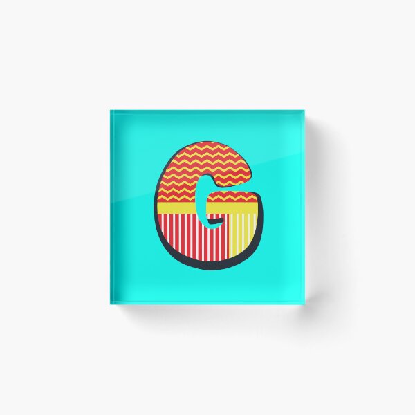 Item preview, Pop Art Letter G - Initial design of the Letter G designed and sold by Fun Funky Designs.