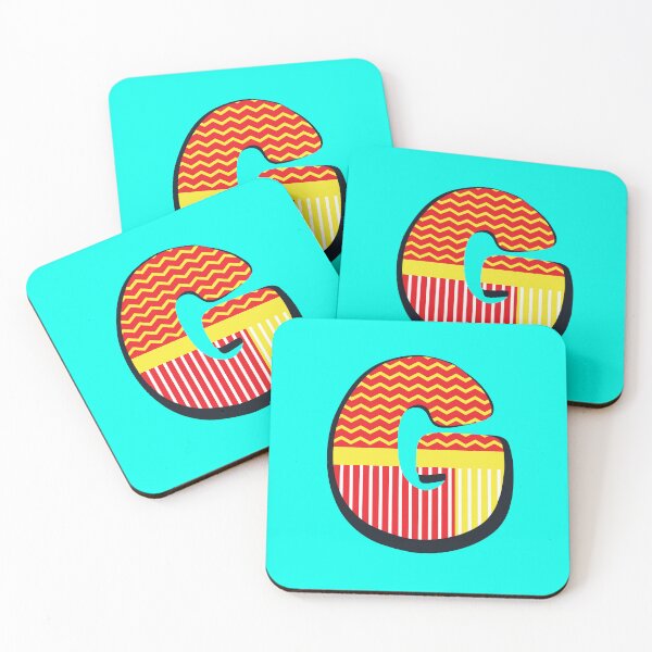 Artikelvorschau, Pop-Art-Buchstabe G – Erster Entwurf des Buchstabens G entworfen und verkauft von Fun Funky Designs.