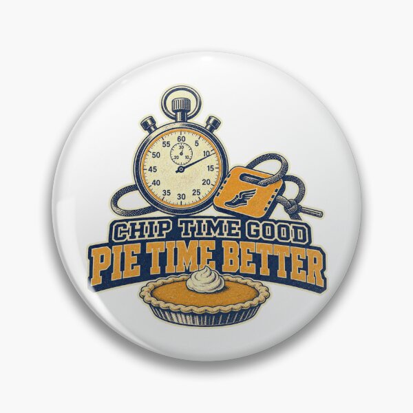 Artikelvorschau, Chip Time Good Pie Time Better Turkey Trot Laeufer entworfen und verkauft von BoosterShop.