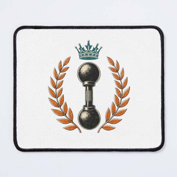 Item preview, Iron Palace Gym Est. 1978 - Vintage Dumbbell Laurel designed and sold by Viviglow.