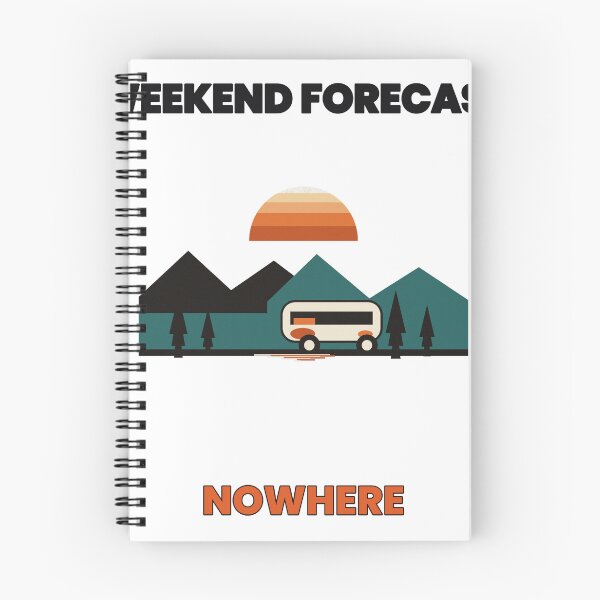Item preview, Weekend Forecast Nowhere - Retro 70s Camper Van Sunset designed and sold by Viviglow.