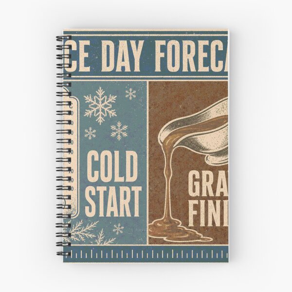 Item preview, Race Day Forecast Cold Start Gravy Finish Turkey Trot designed and sold by BoosterShop.