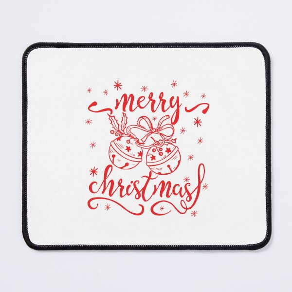 Item preview, Merry Christmas Festive Jingle Bells Typography Graphic designed and sold by The secret storage room.