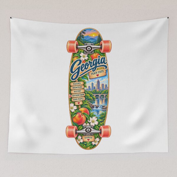 Item preview, Georgia Gen X Skateboard designed and sold by Whimspired By Paxx.