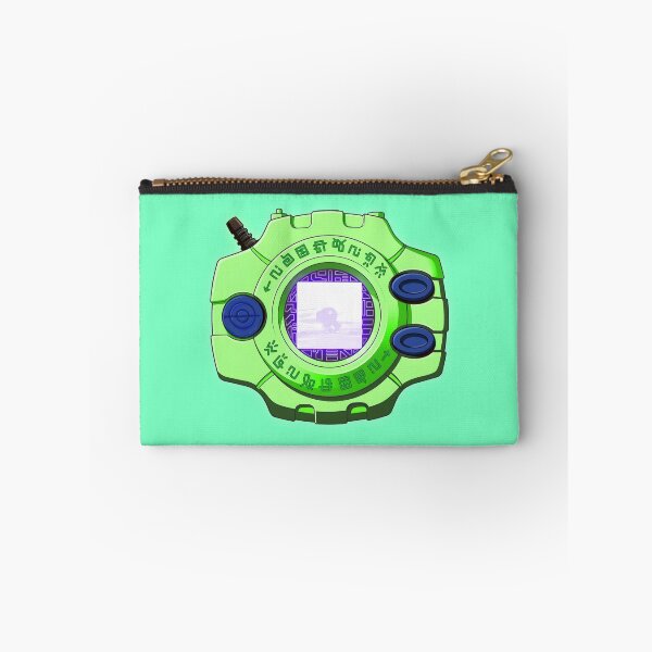 Item preview, Original neon green Digivice Tai and Agumon digital monster illustration Edition designed and sold by sabartgunpla.