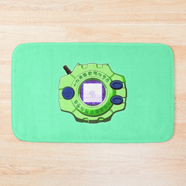 Item preview, Original neon green Digivice Tai and Agumon digital monster illustration Edition designed and sold by sabartgunpla.
