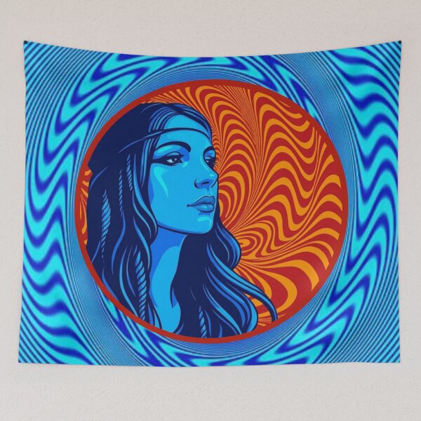 Item preview, The Hippie Chick designed and sold by Q Art & Design .