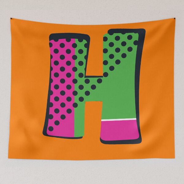 Item preview, Pop Art Letter H - Initial design of the Letter H designed and sold by Fun Funky Designs.