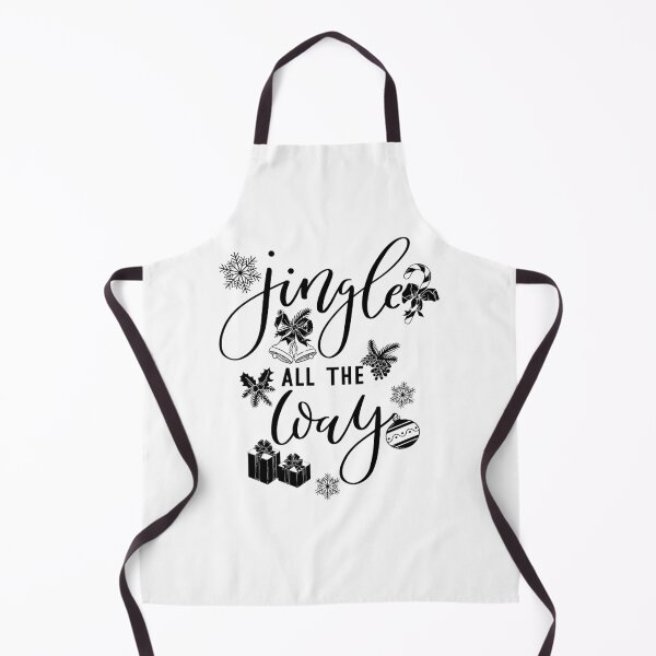 Item preview, Jingle All The Way Festive Christmas Typography Graphic designed and sold by The secret storage room.