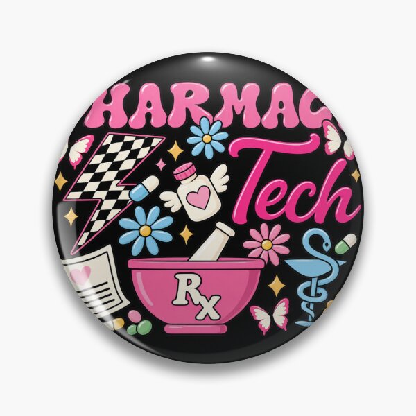 Item preview, Vintage Pharmacy Tech Technician Pharmacist Student Flower designed and sold by StanaLuis.