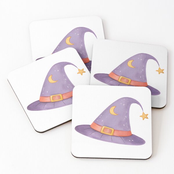 Item preview, Cute Purple Witch Hat Celestial Art designed and sold by AlinaMel.
