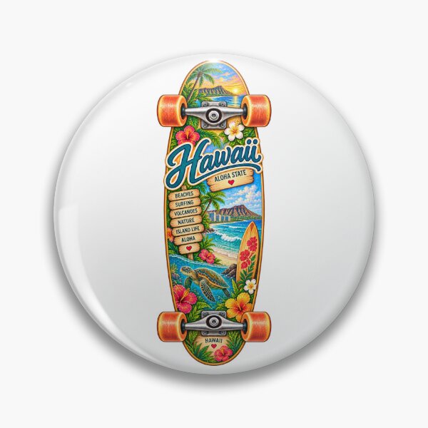Item preview, Hawaii Gen X Skateboard designed and sold by Whimspired By Paxx.
