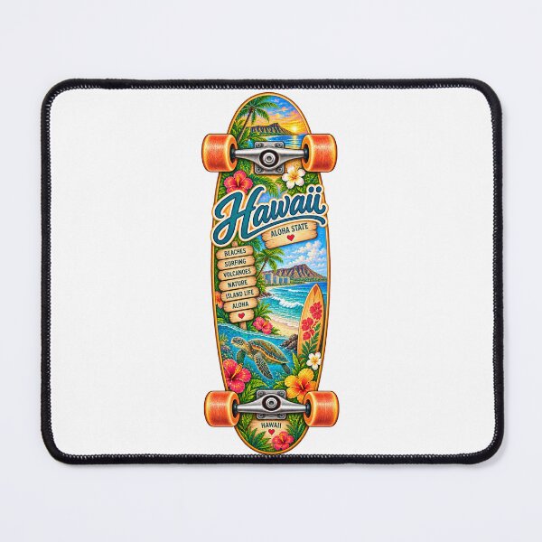 Item preview, Hawaii Gen X Skateboard designed and sold by Whimspired By Paxx.