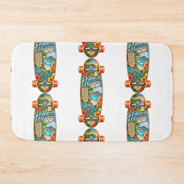Aperçu de l'œuvre Skateboard Hawaii Gen X créée et vendue par Whimspired By Paxx.