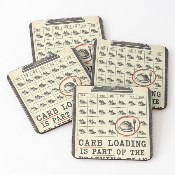 Item preview, Carb Loading Is Part Of The Training Plan Turkey Trot designed and sold by BoosterShop.