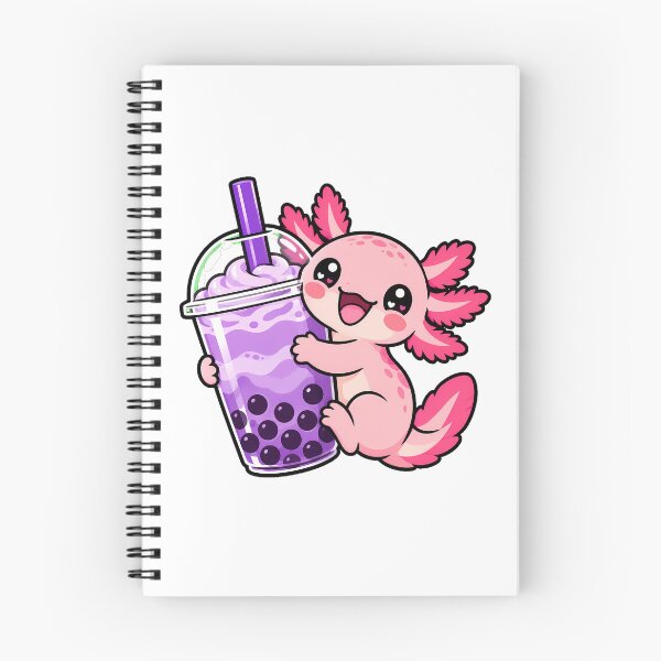 Item preview, Axolotl Boba Pink Taro Tea Lover designed and sold by chattsuede.