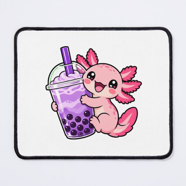 Item preview, Axolotl Boba Pink Taro Tea Lover designed and sold by chattsuede.