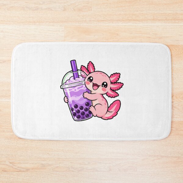 Item preview, Axolotl Boba Pink Taro Tea Lover designed and sold by chattsuede.