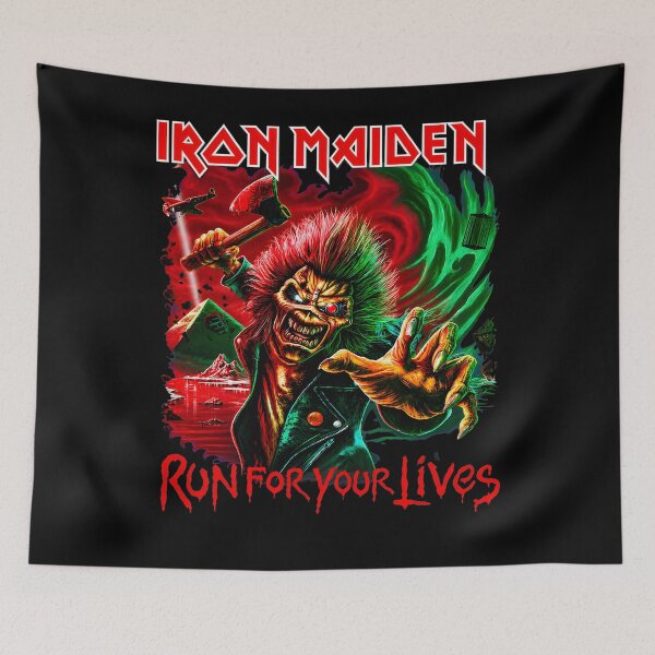 Item preview, Maiden Eddie Run For Your Lives designed and sold by Rafiqrafisqy.