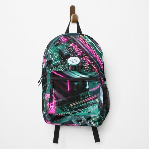 Item preview, Core Motherboard – Neon Pink & Emerald Green Cyberpunk  designed and sold by TrezeTreze.