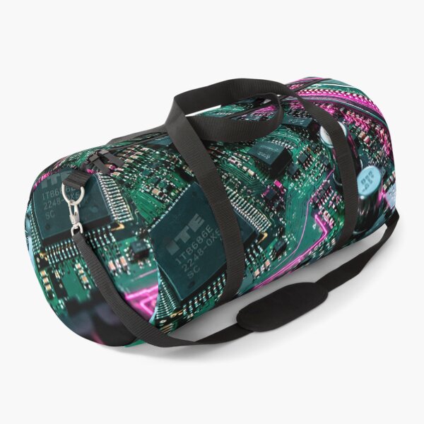 Item preview, Core Motherboard – Neon Pink & Emerald Green Cyberpunk  designed and sold by TrezeTreze.