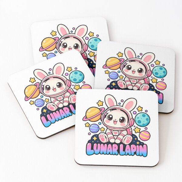 Item preview, Lunar Lapin Cosmic Dreamer Space Fan designed and sold by chattsuede.