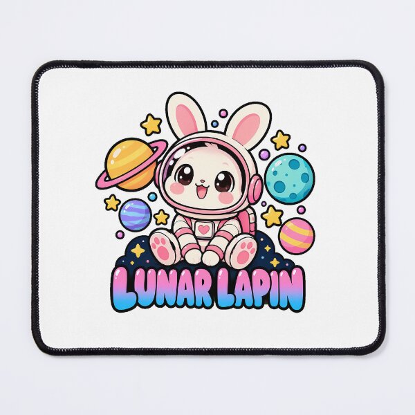 Item preview, Lunar Lapin Cosmic Dreamer Space Fan designed and sold by chattsuede.