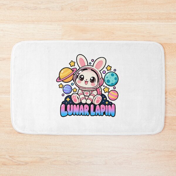 Item preview, Lunar Lapin Cosmic Dreamer Space Fan designed and sold by chattsuede.