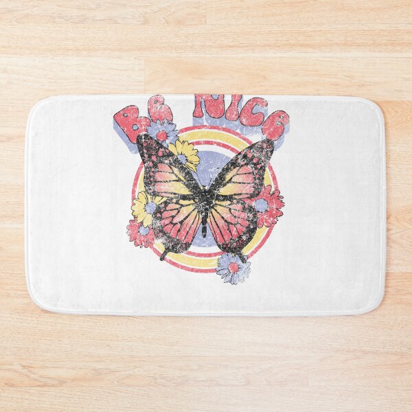 Item preview, Be Nice Retro Butterfly Flower Aesthetic Graphic Art designed and sold by The secret storage room.
