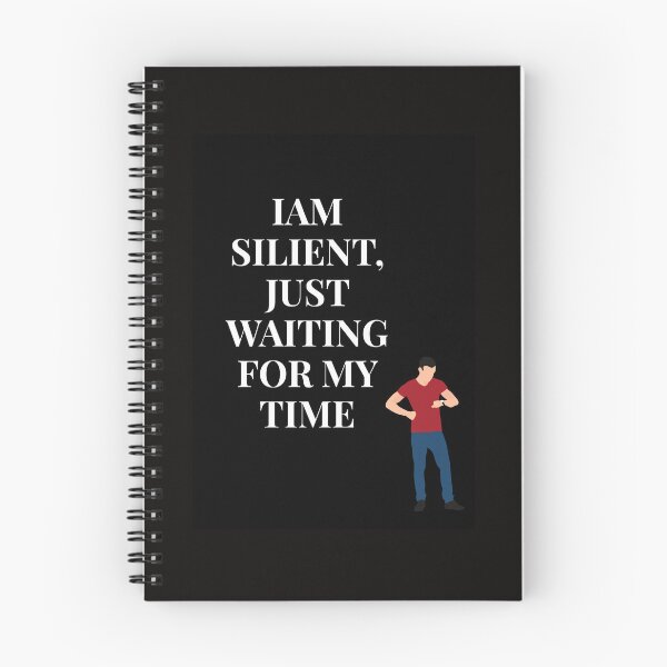 Item preview, IAM SILIENT, JUST WAITING FOR MY TIME designed and sold by SKYSHOP007.