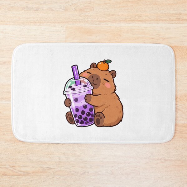 Item preview, Capybara Boba Hug Tea Enthusiast designed and sold by chattsuede.