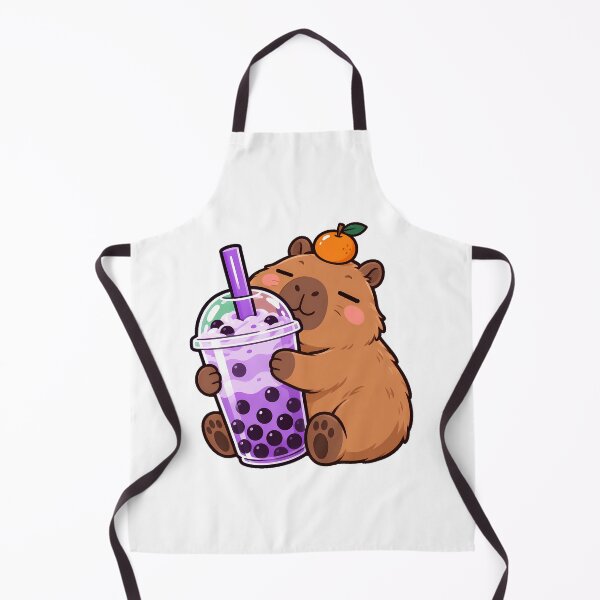 Item preview, Capybara Boba Hug Tea Enthusiast designed and sold by chattsuede.