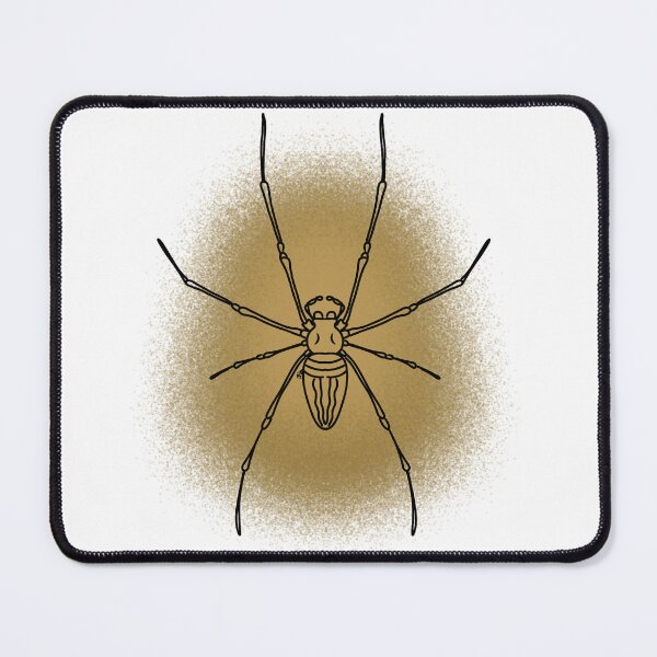 Item preview, Golden Orb-Weaver Spider Line-art (Gold & Brown) designed and sold by Burnt_Pikachu.