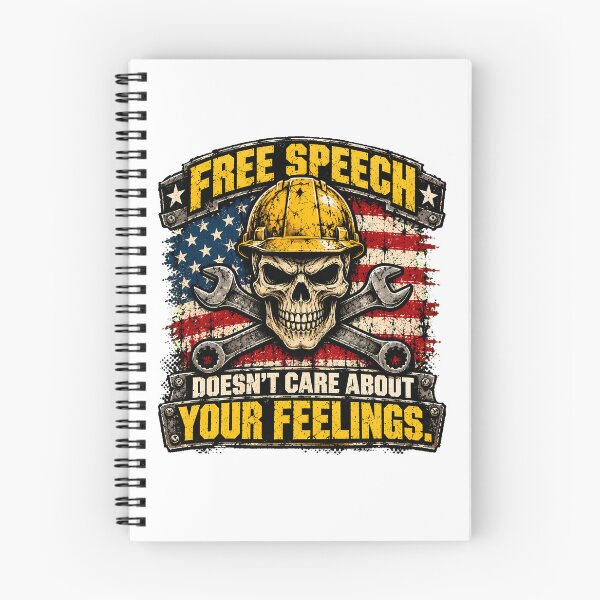 Item preview, Speech Skull Hard Hat Wrench Patriot Worker designed and sold by chattsuede.
