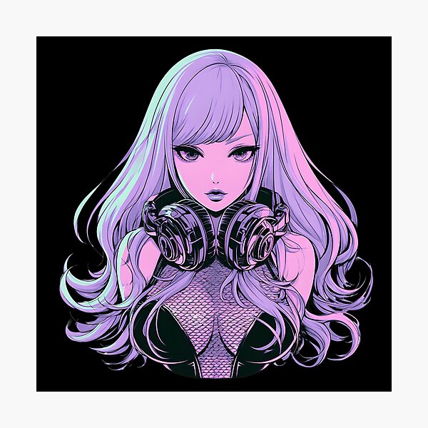 Item preview, Gothic girl, gothic cyberpunk girl designed and sold by NovaBlossomCo.