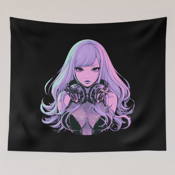 Item preview, Gothic girl, gothic cyberpunk girl designed and sold by NovaBlossomCo.