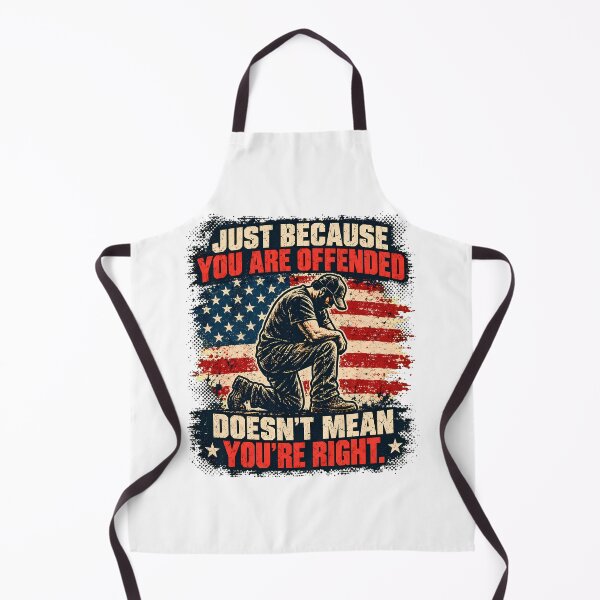 Item preview, Offended Right Kneeling Flag Grunge Patriot designed and sold by chattsuede.