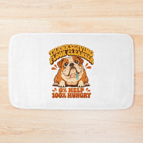 Item preview, Thanksgiving Bulldog Hungry Pet Humor Dog Owner designed and sold by chattsuede.