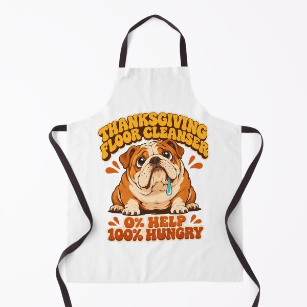 Item preview, Thanksgiving Bulldog Hungry Pet Humor Dog Owner designed and sold by chattsuede.