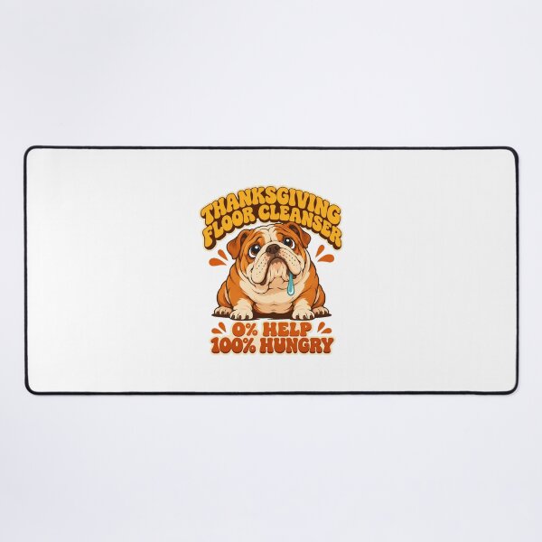Item preview, Thanksgiving Bulldog Hungry Pet Humor Dog Owner designed and sold by chattsuede.