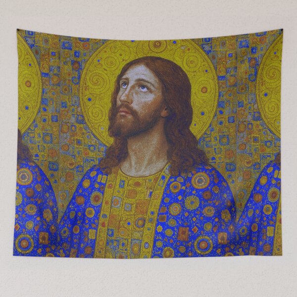 Item preview, Jesus Christ Painting – Divine Religious Artwork designed and sold by GalleryKauffeld.