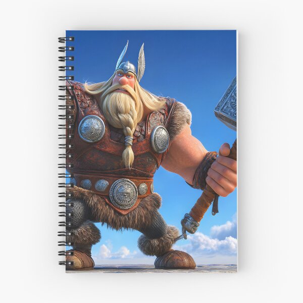 Item preview, Mighty Viking Warrior with Hammer Against Blue Sky designed and sold by Artessie.