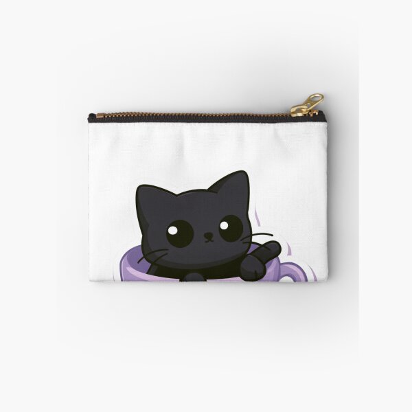 Item preview, Cute Black Cat in Teacup Kawaii Kitten Lover designed and sold by NicolasGlowArt.